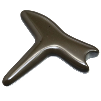 Bian Stone,Gua Sha Tool,Dovetail Cone Shaped,110X80X15 mm